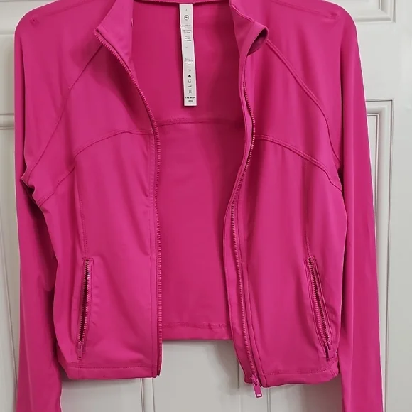Rae Mode - Cropped, Women's Pink Yoga-style Jacket - NEW (never worn) - Picture 6 of 10